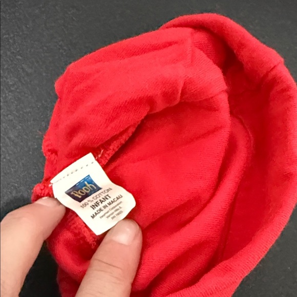 Disney Red Winnie the Pooh baby Hat - Picture 2 of 2